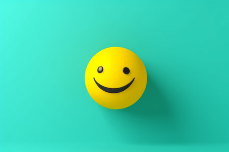 World smile day mockup. Color holiday. Generate AIの素材