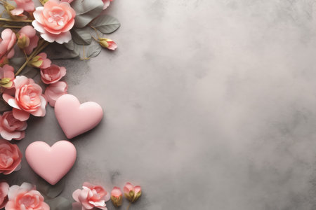 motherly love background. Holiday floral. Generate AIの素材