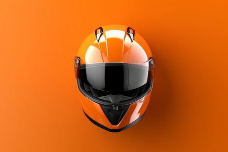 motorcycle helmet background. modern design. Generate AIの素材