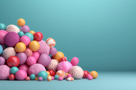 candy mockup background. gum dessert. Generate AIの素材