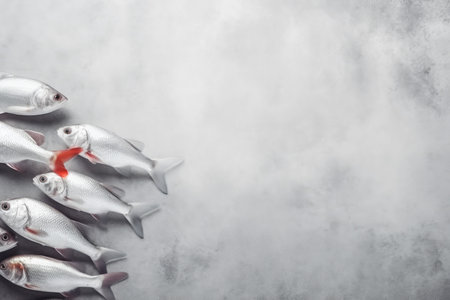 fish mockup aquarium. funny nature. Generate AIの素材