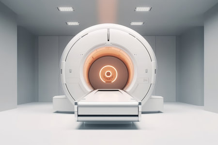 magnetic resonance doctor. Scanner ct. Generate AIの素材