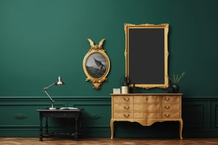 Reputation indoor mockup frame. blank business. Generate AIの素材