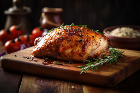 Roast grilled. Turkish meal. Generate AIの素材