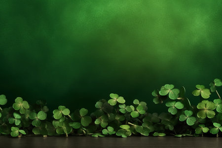 St. Patrick day background. good fortune. Generate AIの素材