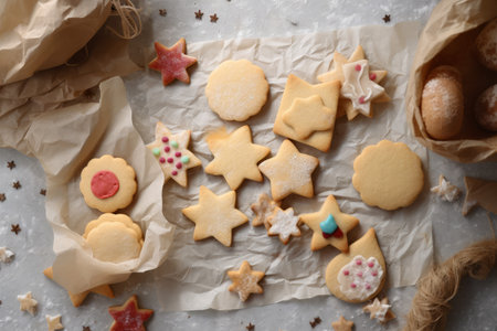 Sugar cookies party. top pastry. Generate AIの素材