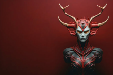 Monster background. Evil creepy wall. Generate AIの素材