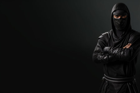 Ninja mockup background. Shogun art. Generate AIの素材