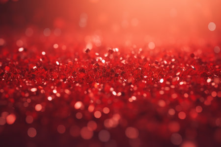 Red glitter. Color shiny sparkle. Generate AIの素材