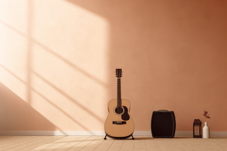 Singer background. stage pop light. Generate AIの素材