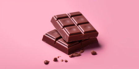Handmade vegan chocolate snack. Tasty pastry. Generate AIの素材