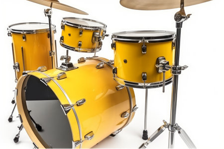 modern drum. Jazz musical acoustic. Generate AIの素材