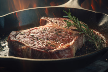 beef steak. Grill food sirloin. Generate AIの素材