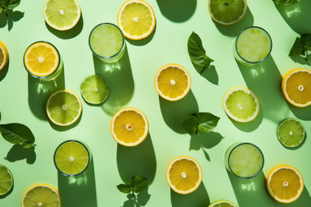 summer fruit drinks food. toast juice. Generate AIの素材