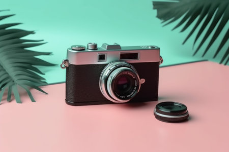 photocamera. instant studio shooting. Generate AIの素材