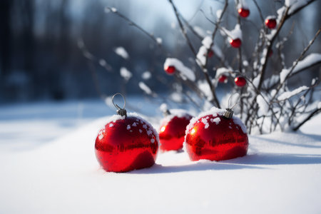 christmas decoration. Season winter xmas. Generate AIの素材