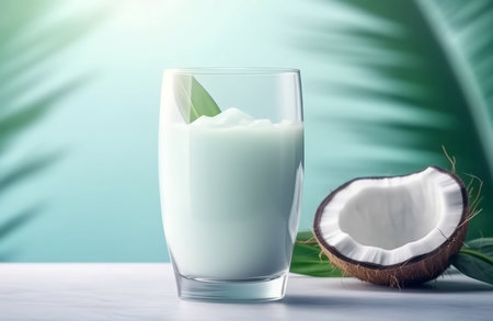 Smoothie coconut food. food milk. Generate AIの素材
