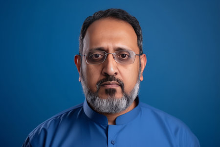 Muslim man. Ramadan religion prayer. Generate AIの素材