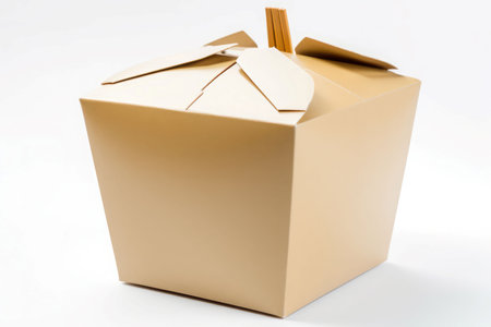 Chinese food box. Take away meal. Generate AIの素材
