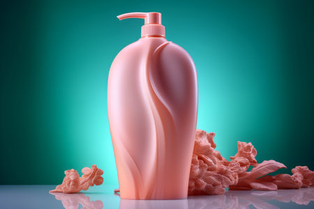 Shampoo plastic dispenser. Gel package. Generate Aiの素材