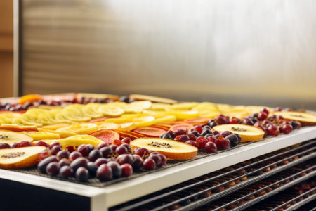 Drying electric machine home device. Raw cut vitamin food dried. Generate Aiの素材