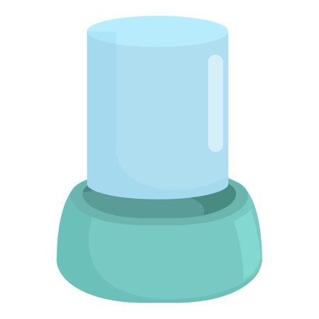 Pet drinker pot icon cartoon vector. Shop animal crate. Canine basinのイラスト素材