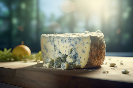 English stilton cheese food. Craft soft rustic fresh head. Generate Aiの素材