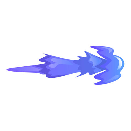 Light flash effect icon cartoon vector. Shot weapon. Impact energyのイラスト素材