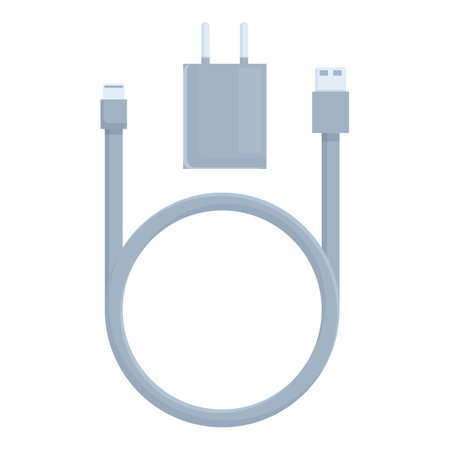 Charger power battery icon cartoon vector. Recharge phone. Cellular handy