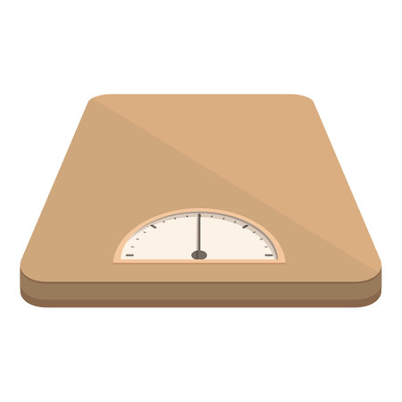 Compare measure scales icon cartoon vector. Kitchen tool. Cooking deviceのイラスト素材