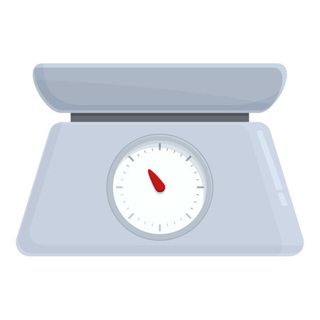 Scales product measure libra icon cartoon vector. Justice electronic. Device cookingのイラスト素材