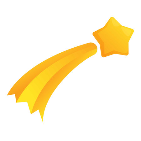 Falling stars light icon cartoon vector. Lullaby star cloud. Dream Cradleのイラスト素材