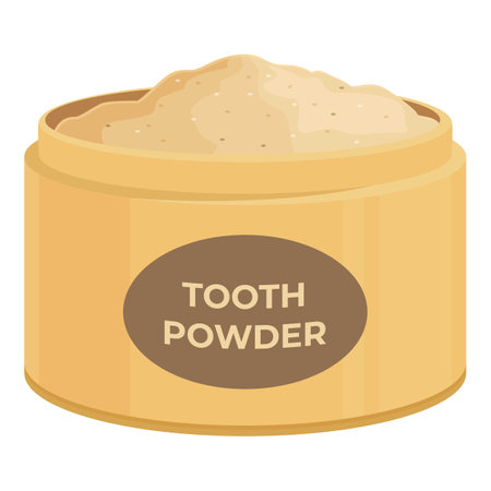Tooth powder skincare icon cartoon vector. Mouth shower. Incisor professionalのイラスト素材