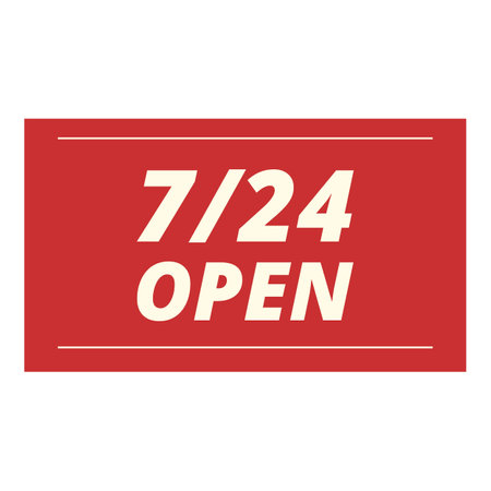 Red opening board icon cartoon vector. Frame notice. Come market