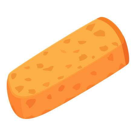 Stick bread croutons icon cartoon vector. Loaf salt. Culinary restaurantのイラスト素材