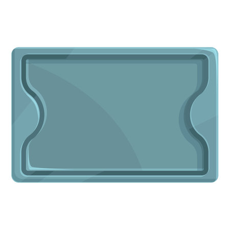 Tray object menu icon cartoon vector. Cuisine nutrition. Service culinaryのイラスト素材