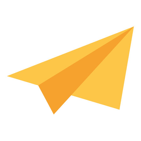 Airplane paper icon cartoon vector. Future education. Professional power cognitionのイラスト素材