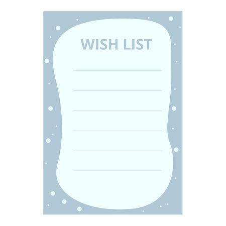 Wish list paper icon cartoon vector. Christmas holiday. Xmas designのイラスト素材