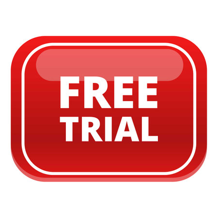 Free trial grant icon cartoon vector. Coupon sale. Stick stamp bonusのイラスト素材