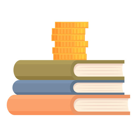 Maximizing financial return through investment in knowledge, the concept of building wealth through educational expenses, literacy, and scholarly developmentのイラスト素材