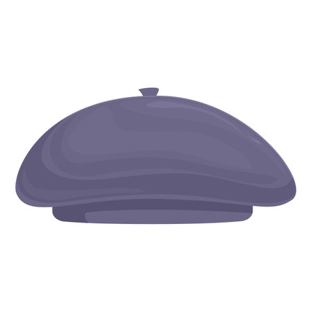 Stylish cloche hat in vector format, showcasing minimalist fashion designのイラスト素材