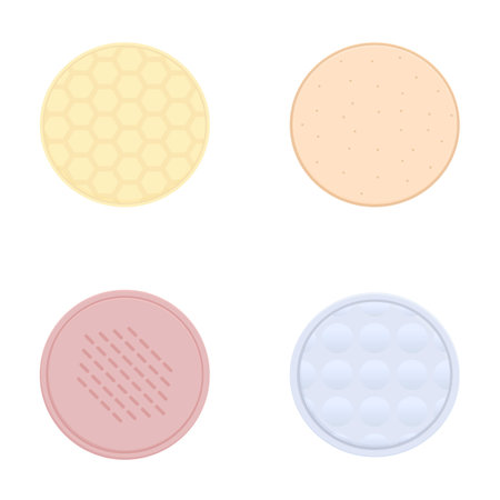 Assorted collection of colorful cartoon biscuits and cookies in vector illustration design, perfect for a sweet snack or dessertのイラスト素材