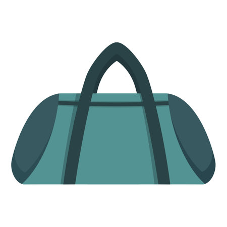 Big sport bag for training holding gym clothes, travel bag for weekend tripのイラスト素材