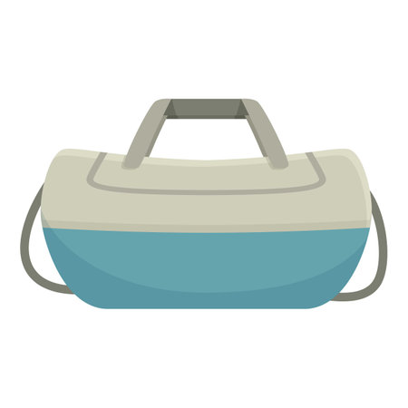 Sports bag waiting for gym session with its ownerのイラスト素材