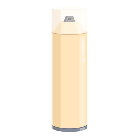 Spray paint can is standing, containing limitless artistic possibilitiesのイラスト素材