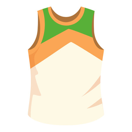 Sports shirt isolated on a white background, perfect for illustrations related to sports, fitness, and active lifestylesのイラスト素材