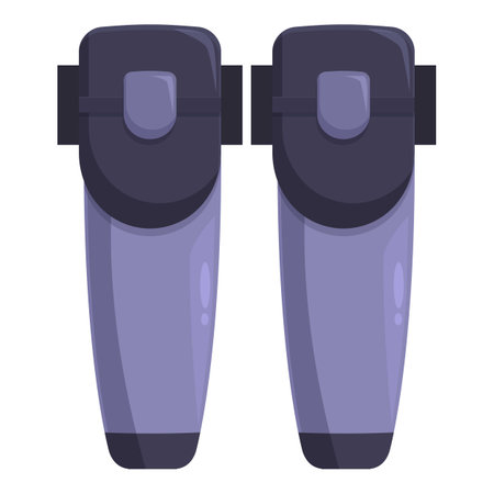 Modern exoskeleton is supporting legs while standing, new technology in medicineのイラスト素材