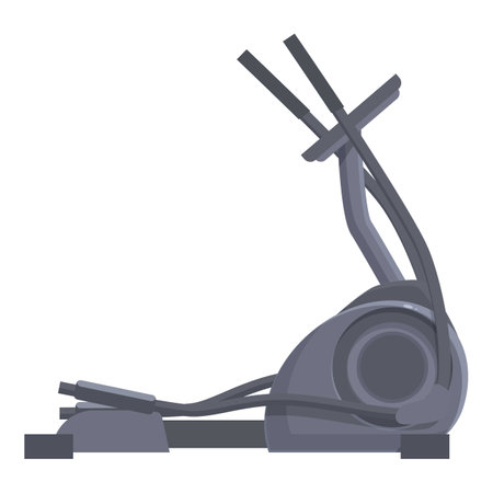 Illustration featuring an elliptical trainer machine, perfect for promoting a healthy and active lifestyleのイラスト素材