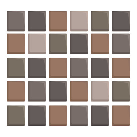Seamless pattern of square tiles forming a geometric pattern with brown shades, ideal for backgrounds and texturesのイラスト素材