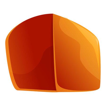 Amber stone is lying and shining, this rock can be used in jewelryのイラスト素材